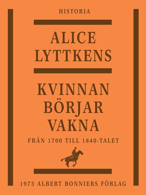 cover image of Kvinnan börjar vakna